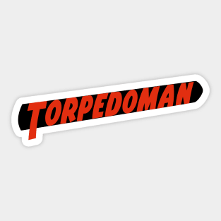 Torpedo Man Sticker